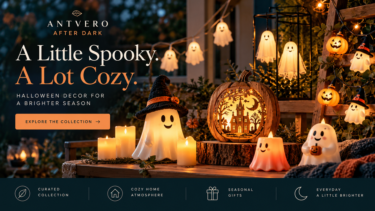 ANTVERO After Dark seasonal Halloween decor collection
