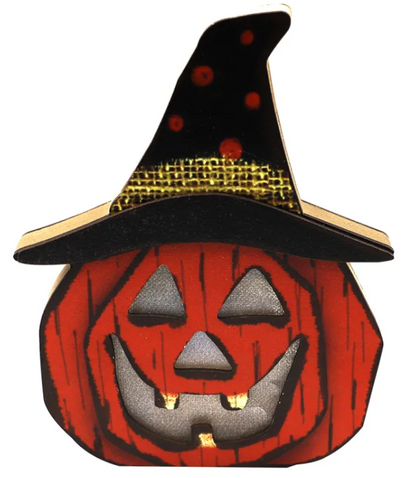 ANTVERO Wooden Pumpkin Halloween Decor