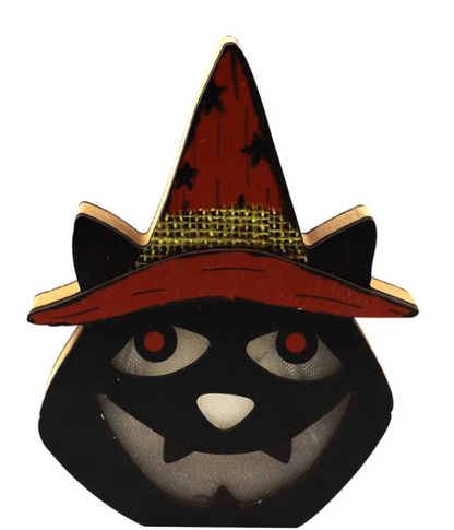 ANTVERO Wooden Pumpkin Halloween Decor